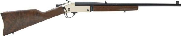 HENRY SINGLE BARREL 357/38 22" BRASS RECEIVER WALNUT